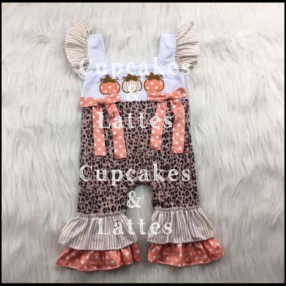 Pumpkin Appliqué Romper